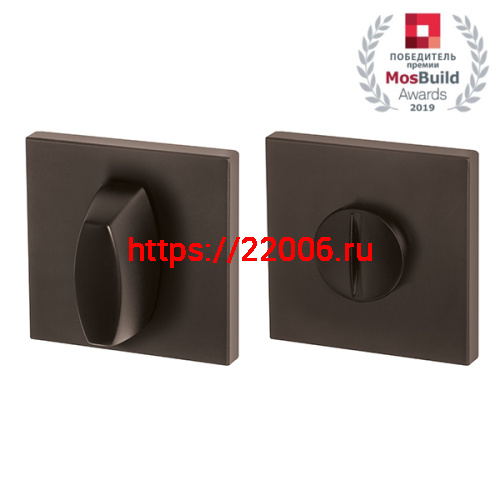 Ручка Armadillo (Армадилло) поворотная BK6.K.USS52 (WC-BOLT BK6 USS) BPVD-77 вороненый никель Ручка Armadillo (Армадилло) поворотная BK6.K.USS52 (WC-BOLT BK6 USS) BPVD-77 вороненый никель