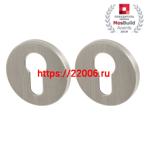 Накладка Armadillo (Армадилло) под цилиндр ET.R.URS52 (ET URS) SN-3 матовый никель Накладка Armadillo (Армадилло) под цилиндр ET.R.URS52 (ET URS) SN-3 матовый никель