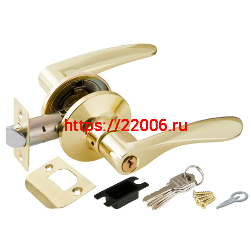 Ручка Punto (Пунто) защелка DK620 PB-ET (6020 PB-E) (кл./фик.) золото Ручка Punto (Пунто) защелка DK620 PB-ET (6020 PB-E) (кл./фик.) золото