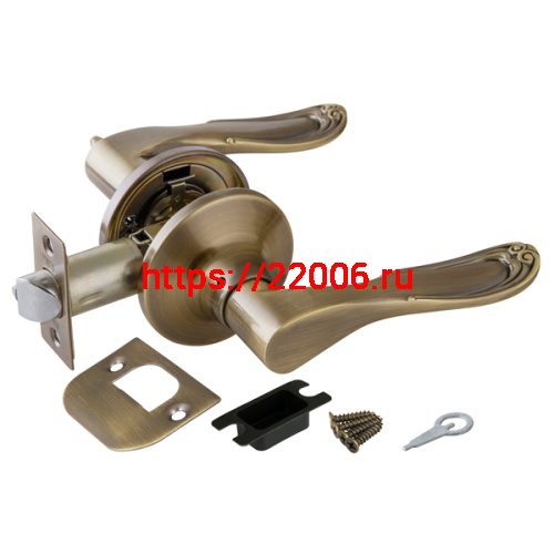 Ручка Punto (Пунто) защелка DK630 AB-PS (6030 AB-P) (без фик.) бронза Ручка Punto (Пунто) защелка DK630 AB-PS (6030 AB-P) (без фик.) бронза