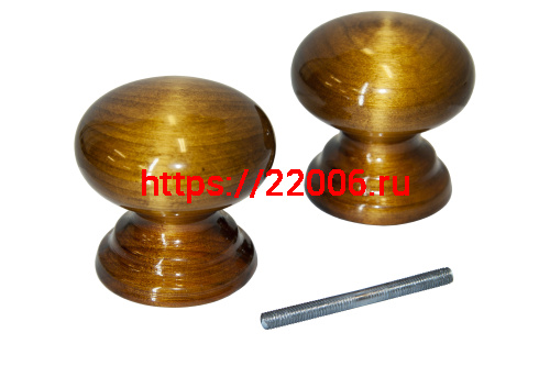 Ручка-кнопка veles (ВЕЛЕС) Орех Ручка-кнопка veles (ВЕЛЕС) Орех