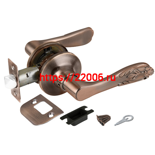 Ручка Punto (Пунто) защелка 6033 AC-P (без фик.) медь Ручка Punto (Пунто) защелка 6033 AC-P (без фик.) медь