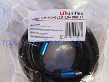 Шнур HDMI v.2.0 (5 m) UNIFLEX