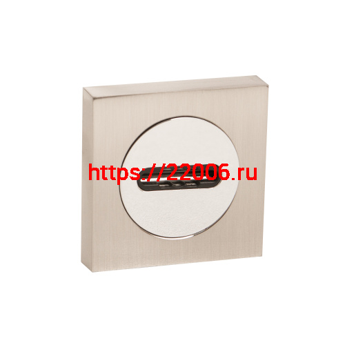 Накладка Fuaro (Фуаро) под сувальдный ключ SC.K.KM52 (SC KM) SN/CP-3 матовый никель/хром