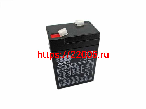 Аккумулятор OUTDO UPS OT4.5-6 (6v/4.5hr) MPS-6045 (70*48*100) 10 (кислотный,герметичный) Аккумулятор OUTDO UPS OT4.5-6 (6v/4.5hr) MPS-6045 (70*48*100) 10 (кислотный,герметичный)