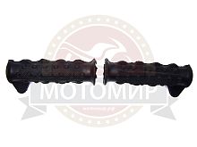 Ручки руля Урал резиновые правая + левая (пупырыш.)