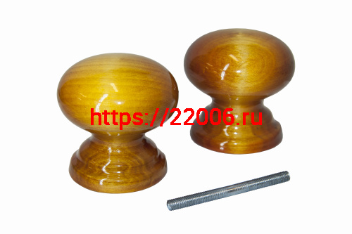 Ручка-кнопка veles (ВЕЛЕС) Лиственница