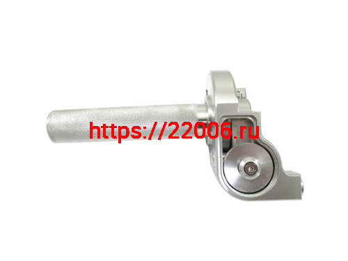 Ручка газа короткоходная в сборе (серая) CNC Ручка газа короткоходная в сборе (серая) CNC