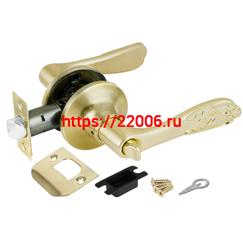 Ручка Punto (Пунто) защелка 6033 SB-B (фик.) мат. золото Ручка Punto (Пунто) защелка 6033 SB-B (фик.) мат. золото