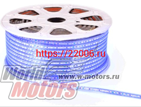 Лента светодиодная влагозащищенная (IP65),220В,60 диодов/метр,SMD3528 (синий) (1м) Арт.9052 Лента светодиодная влагозащищенная (IP65),220В,60 диодов/метр,SMD3528 (синий) (1м) Арт.9052