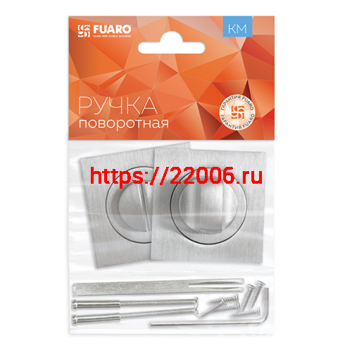 Ручка Fuaro (Фуаро) поворотная BK6.K.KM52 (BK6 KM) SSC-16 сатинированный хром фото 2