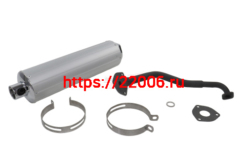Глушитель 4х так. QT-10 (430 мм) (+ колено(1809) + 2 хомута с резинками+прокладка+кольцо) Глушитель 4х так. QT-10 (430 мм) (+ колено(1809) + 2 хомута с резинками+прокладка+кольцо)