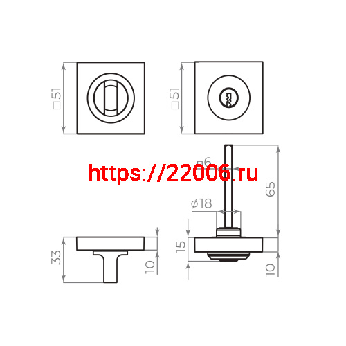 Ручка поворотная Ajax (Аякс) с фиксацией ключом BK6.FIX.JK CP-8 хром фото 2 Ручка поворотная Ajax (Аякс) с фиксацией ключом BK6.FIX.JK CP-8 хром фото 2