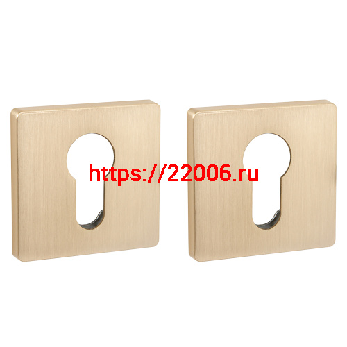 Накладка Fuaro (Фуаро) под цилиндр ET.K.SL52 (ET SL) SSG-39 сатинированное золото Накладка Fuaro (Фуаро) под цилиндр ET.K.SL52 (ET SL) SSG-39 сатинированное золото