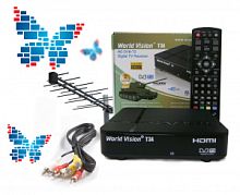 T34 DVB-T2 HDTV World Vision Цифровой эфирный ресивер 