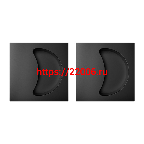 Ручка Armadillo (Армадилло) для раздвижных дверей SH.QUADRO55.010 BL-26 черный Ручка Armadillo (Армадилло) для раздвижных дверей SH.QUADRO55.010 BL-26 черный