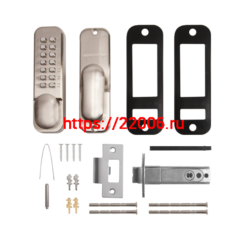 Замок Ajax (Аякс) накладной кодовый RIM-200 code SN мат.никель фото 2 Замок Ajax (Аякс) накладной кодовый RIM-200 code SN мат.никель фото 2