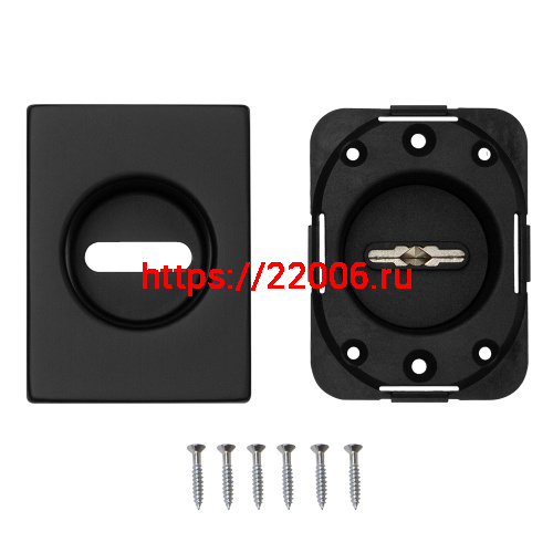 Накладка Fuaro (Фуаро) на сувальдный замок ESC.S-auto.RL/U/K.477 BL-24 черный фото 4 Накладка Fuaro (Фуаро) на сувальдный замок ESC.S-auto.RL/U/K.477 BL-24 черный фото 4