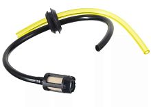 Бензошланг с уплотнителем и топливным фильтром для триммера (широкая прорезь)