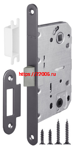 Защелка Fuaro (Фуаро) PLASTP96WC-50 (P96WC-50) GR графит Защелка Fuaro (Фуаро) PLASTP96WC-50 (P96WC-50) GR графит