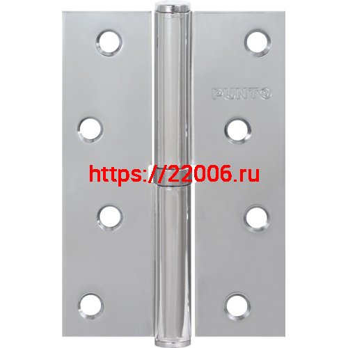 Петля Punto (Пунто) съемная IN4100SR CP правая (113-4 100х70х2.5) хром Петля Punto (Пунто) съемная IN4100SR CP правая (113-4 100х70х2.5) хром