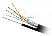 КСВППЭт-5е 4х2х0,52  кабель UTP с тросом