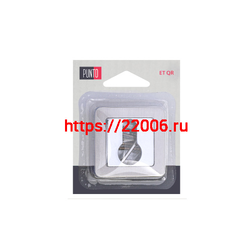 Накладка Punto (Пунто) под цилиндр LM/A ET.K.QR52 SN/CP-3 матовый никель/хром Накладка Punto (Пунто) под цилиндр LM/A ET.K.QR52 SN/CP-3 матовый никель/хром
