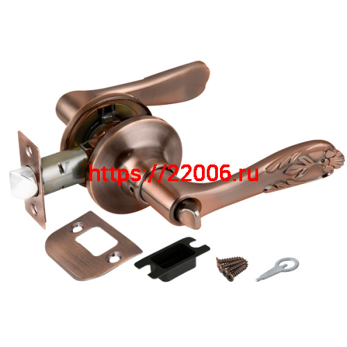 Ручка Punto (Пунто) защелка 6033 AC-B (фик.) медь Ручка Punto (Пунто) защелка 6033 AC-B (фик.) медь