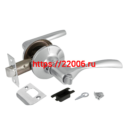 Ручка Ajax (Аякс) защелка DK610 CP-BK (6010 CP-B) (фик.) хром Ручка Ajax (Аякс) защелка DK610 CP-BK (6010 CP-B) (фик.) хром