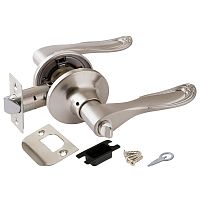 Ручка Punto (Пунто) защелка DK630 SN-BK (6030 SN-B) (фик.) мат.никель