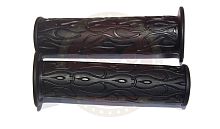 _Грипсы для велосипеда 104мм, резина, с упором, черные