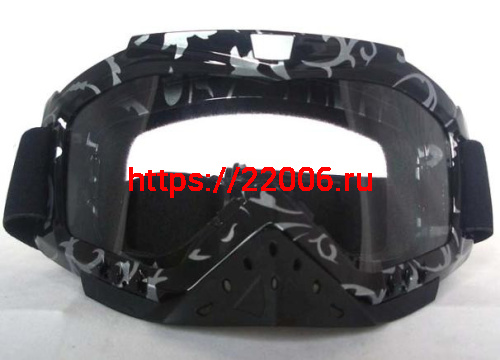 Очки 815-25 оправа черная с защитой носа, линза прозрачная Очки 815-25 оправа черная с защитой носа, линза прозрачная