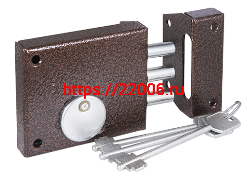 Замок Zenit (Зенит) накладной ЗН4-1 (медь) Замок Zenit (Зенит) накладной ЗН4-1 (медь)