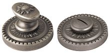 Ручка Armadillo (Армадилло) поворотная BK6.R.CL55 (BK6/CL) AS-9 античное серебро