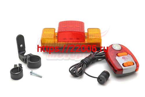 Сигнал электр. Китай JY-608 (Стоп + габарит + поворот + сигнал) Сигнал электр. Китай JY-608 (Стоп + габарит + поворот + сигнал)