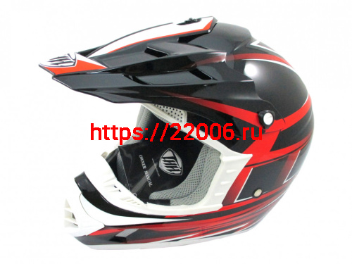 Мотошлем THH TX-12 №17 black/red (L)
