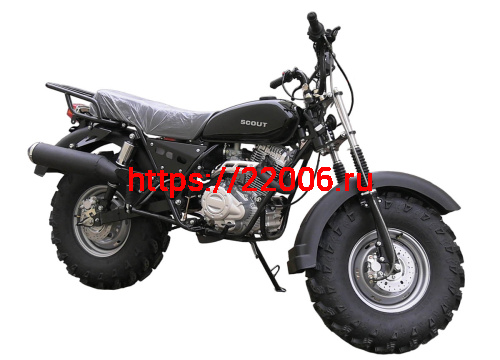 Мотоцикл внедорожный СКАУТ-3VR-250 колеса 12" фото 2 Мотоцикл внедорожный СКАУТ-3VR-250 колеса 12" фото 2