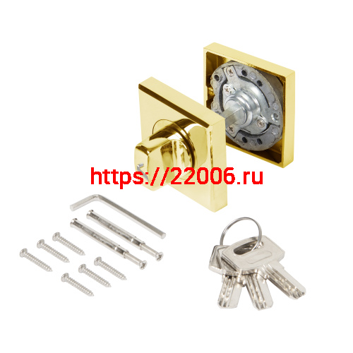 Ручка поворотная Ajax (Аякс) с фиксацией ключом BK6.FIX.JK GP-5 золото фото 5 Ручка поворотная Ajax (Аякс) с фиксацией ключом BK6.FIX.JK GP-5 золото фото 5