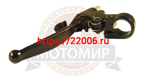 Рычаг сцепления ВелоМотор "Газуля" в сборе с фиксатором (Пр) фото 3