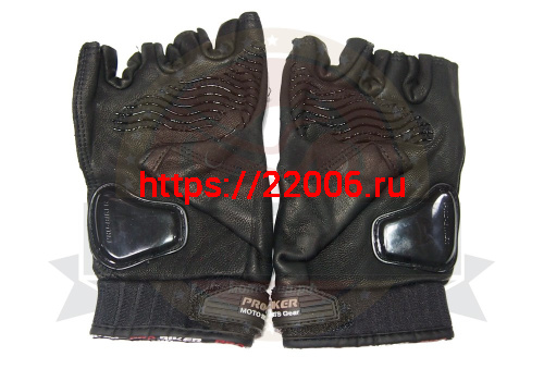 Перчатки PRO-BIKER MCS-04Н (без пальцев, защита) кожа (черные) фото 2 Перчатки PRO-BIKER MCS-04Н (без пальцев, защита) кожа (черные) фото 2