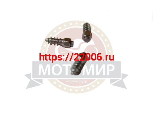 Шипы универсальные Jx 4x4-12, с твердосплав. головкой, под шестигранник, комплект 100 шт. фото 2