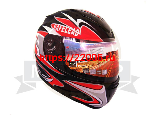 Шлем интеграл "Safelead" HF-160 "Анти Крыло" MATT BLACK CI размер XL Шлем интеграл "Safelead" HF-160 "Анти Крыло" MATT BLACK CI размер XL