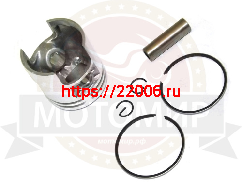 Поршень 41,00 мм 2 такт.скутер AD50, Sepia (кольца, палец d10мм, стопор. кольца) STD фото 2 Поршень 41,00 мм 2 такт.скутер AD50, Sepia (кольца, палец d10мм, стопор. кольца) STD фото 2
