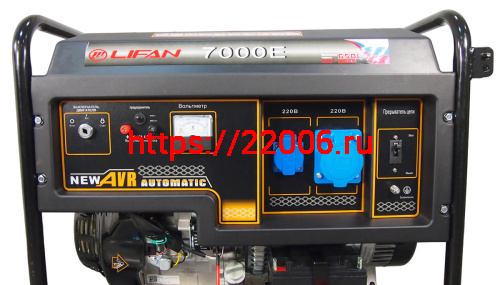 Генератор бензиновый LIFAN 6 GF-4 (LF7000E) фото 2 Генератор бензиновый LIFAN 6 GF-4 (LF7000E) фото 2