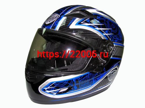 Мотошлем THH TS-39 №8 black/blue (XS) Мотошлем THH TS-39 №8 black/blue (XS)