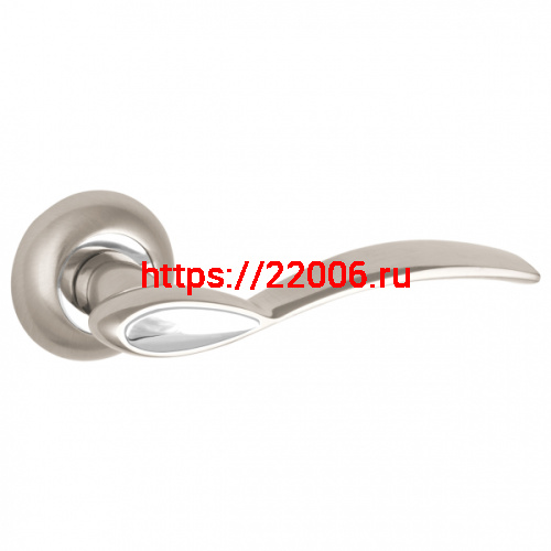 Ручка Punto (Пунто) раздельная FENIX ZR SN/CP-3 матовый никель/хром Ручка Punto (Пунто) раздельная FENIX ZR SN/CP-3 матовый никель/хром