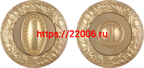 Ручка Fuaro (Фуаро) поворотная BK6.R.SM58 (BK6 SM) GOLD-24 золото24К