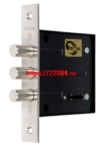 Замок Mettem (Меттэм) врезной сувальдный ЗВ8 802.0.0, 5 кл.