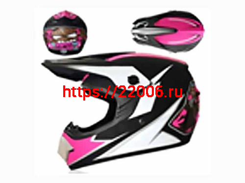 Мотошлем VIRTUE MD-905 Кросс черно-белый матовый (S)