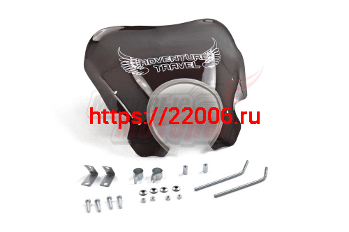 Щиток ветровой (0) (круглая фара) орг.стекло Adventure Travel (Alpha, Delta, Dingo) (с крепежами) Щиток ветровой (0) (круглая фара) орг.стекло Adventure Travel (Alpha, Delta, Dingo) (с крепежами)